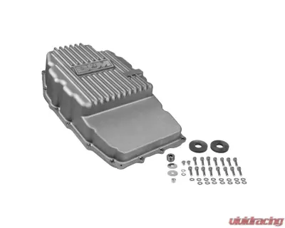 B&M Racing Hi-Tek Deep Transmission Pan Natural GM 1500 with 8L90E transmission 2019+ - 70399