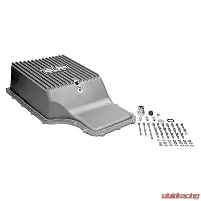 B&M Racing Hi-Tek Deep Transmission Pan Natural Ford F-250 | F-350 2011-2021 - 70397
