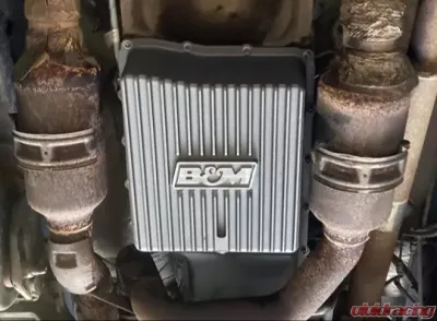 B&M Racing Hi-Tek Deep Transmission Pan Natural Ford F-250 | F-350 2011-2021 - 70397