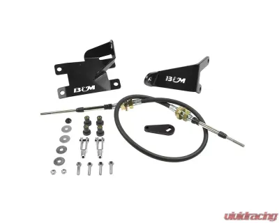 B&M Heavy Duty Transfer Case Shift Cable Conversion Kit Jeep Wrangler TJ | Wrangler LJ Unlimted | Cherokee XJ | Comanche XJ 1984-2006 - 81184