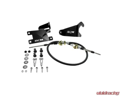B&M Heavy Duty Transfer Case Shift Cable Conversion Kit Jeep Rubicon TJ | LJ 2003-2006 - 81186