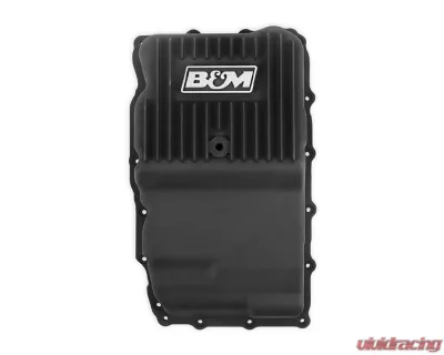 B&M Aluminum Black Anodized Hi-Tek Heavy Duty Deep Transmission Pan GM 10L80 2017-2023 - 71401