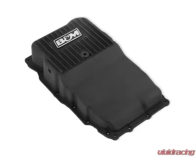 B&M Aluminum Black Anodized Hi-Tek Heavy Duty Deep Transmission Pan GM 10L80 2017-2023 - 71401