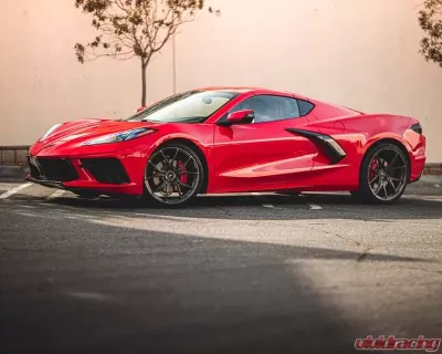 Vorsteiner VPX-101 Forged Monoblock Wheel Set 20x9 | 21x12 Liquid Smoke Chevrolet Corvette C8 2020+ - VOR-VPX-101-Corvette