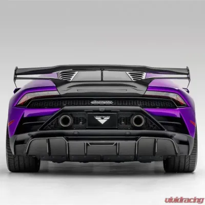 Vorsteiner Monza Edizione Glossy Carbon Fiber PP 2x2 Rear Diffuser Lamborghini Huracan EVO 2019+ - 3050LOV