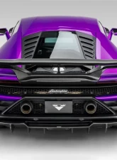 Vorsteiner Monza Edizione Glossy Carbon Fiber PP 2x2 Rear Diffuser Lamborghini Huracan EVO 2019+                                     - 3050LOV - Image 8