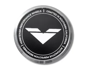 Vorsteiner Aluminum Black With White Logo Center Cap