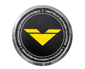 Vorsteiner Aluminum Black With Yellow Logo Center Cap