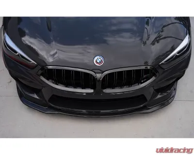 Vorsteiner VRS Glossy Carbon Fiber PP 2x2 Aero Front Spoiler BMW F9X M8 2020-2023 - BMV8020