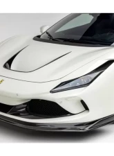 Vorsteiner Furioso Glossy Carbon Fiber PP 1x1 Front Spoiler Ferrari F8 2019-2023                                     - FRV3020 - Image 2