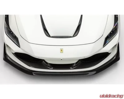 Vorsteiner Furioso Glossy Carbon Fiber PP 1x1 Front Spoiler Ferrari F8 2019-2023 - FRV3020