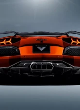 Vorsteiner V Aero Glossy Carbon Fiber PP 2x2 Rear Diffuser Lamborghini Aventador 2011-2017                                     - 0704LOV - Image 3