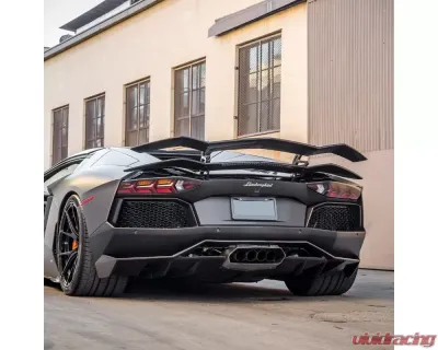 Vorsteiner Zaragoza Edizione Glossy Carbon Fiber PP 2x2 Aero Wing Lamborghini Aventador 2011-2017 - 0717LOV