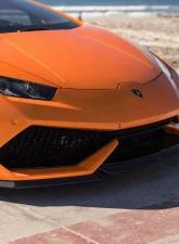 Vorsteiner Verona Edizione Aero Glossy Carbon Fiber PP 2x2 Front Spoiler Lamborghini Huracan LP610 AWD Only 2015-2019                                     - 0900LOV - Image 10