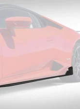 Vorsteiner Navora & Verona Edizione Aero Side Blades Glossy Carbon Fiber PP 2x2 Lamborghini Huracan 2015-2019                                     - 0901LOV - Image 2