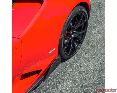 Vorsteiner Navora & Verona Edizione Aero Side Blades Glossy Carbon Fiber PP 2x2 Lamborghini Huracan 2015-2019 - 0901LOV