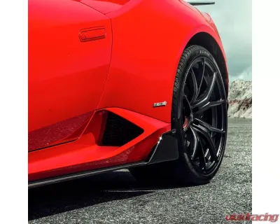 Vorsteiner Navora & Verona Edizione Aero Side Blades Glossy Carbon Fiber PP 2x2 Lamborghini Huracan 2015-2019 - 0901LOV