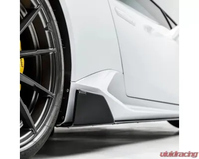 Vorsteiner Navora & Verona Edizione Aero Side Blades Glossy Carbon Fiber PP 2x2 Lamborghini Huracan 2015-2019 - 0901LOV