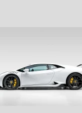 Vorsteiner Navora & Verona Edizione Aero Side Blades Glossy Carbon Fiber PP 2x2 Lamborghini Huracan 2015-2019                                     - 0901LOV - Image 9