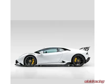 Vorsteiner Navora & Verona Edizione Aero Side Blades Glossy Carbon Fiber PP 2x2 Lamborghini Huracan 2015-2019 - 0901LOV