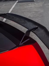 Vorsteiner Verona Edizione Aero Wing Blade w/ Aluminum Uprights Glossy Carbon Fiber PP 2x2 Lamborghini Huracan 2015-2019                                     - 0902LOV - Image 4