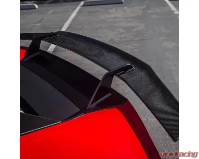Vorsteiner Verona Edizione Aero Wing Blade w/ Aluminum Uprights Glossy Carbon Fiber PP 2x2 Lamborghini Huracan 2015-2019 - 0902LOV