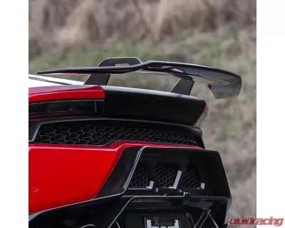 Vorsteiner Verona Edizione Aero Wing Blade w/ Aluminum Uprights Glossy Carbon Fiber PP 2x2 Lamborghini Huracan 2015-2019 - 0902LOV
