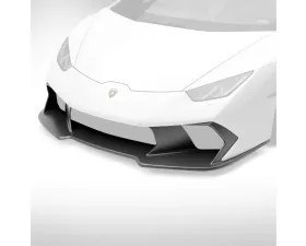 Vorsteiner Novara Edizione Aero Front Bumper w/ Front Spoiler Glossy Carbon Fiber PP 2x2 Lamborghini Huracan 2015-2019
