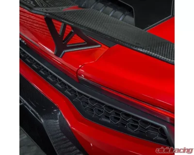 Vorsteiner Novara Edizione Carbon Fiber Aero Wing Blade with Aluminum Uprights Lamborghini Huracan 2015-2019 - 0930LOV