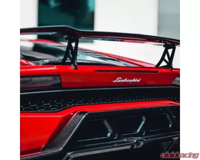 Vorsteiner Novara Edizione Carbon Fiber Aero Wing Blade with Aluminum Uprights Lamborghini Huracan 2015-2019 - 0930LOV