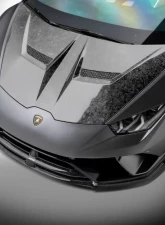 Vorsteiner Vincenzo Edizione Aero Bonnet Carbon Matrix PP Glossy Lamborghini Huracan Performante | Huracan EVO 2017+                                     - 1010LOV - Image 2