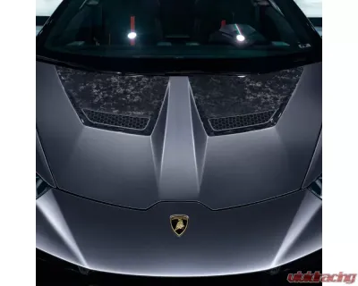 Vorsteiner Vincenzo Edizione Aero Bonnet Carbon Matrix PP Glossy Lamborghini Huracan Performante | Huracan EVO 2017+ - 1010LOV