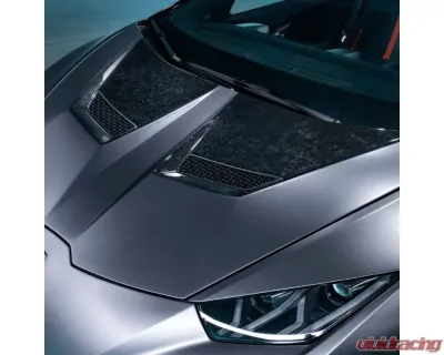 Vorsteiner Vincenzo Edizione Aero Bonnet Carbon Matrix PP Glossy Lamborghini Huracan Performante | Huracan EVO 2017+ - 1010LOV