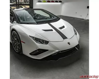 Vorsteiner 2x2 Glossy Carbon Fiber PP Bottom with Aero Bonnet Primered Top Lamborghini Huracan Performante Vicenza Edizione Program 2017-2019 - 1014LOV