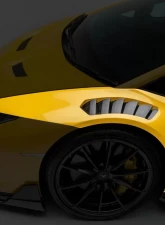Vorsteiner Vincenzo Edizione Aero Carbon Matrix Front Fenders w/ Integrated Vents & Splash Sheilds Lamborghini Huracan Performante | Huracan EVO 2017+                                     - 1040LOV - Image 7