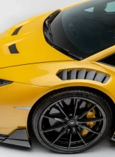 Vorsteiner Vincenzo Edizione Aero Carbon Matrix Front Fenders w/ Integrated Vents & Splash Sheilds Lamborghini Huracan Performante | Huracan EVO 2017+                                     - 1040LOV - Image 2