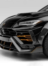 Vorsteiner Rampante Edizione Glossy Carbon Fiber PP 2x2 Aero Front Spoiler Lamborghini Urus 2018-2023                                     - 2020LOV - Image 6