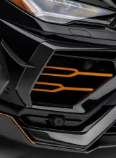 Vorsteiner Rampante Edizione Glossy Carbon Fiber PP 2x2 Aero Front Spoiler Lamborghini Urus 2018-2023                                     - 2020LOV - Image 7