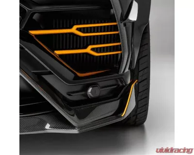 Vorsteiner Rampante Edizione Glossy Carbon Fiber PP 2x2 Aero Front Spoiler Lamborghini Urus 2018-2023 - 2020LOV