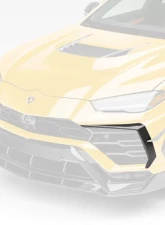 Vorsteiner Rampante Edizione Glossy Carbon Fiber PP 2x2 Aero Front Airducts Lamborghini Urus 2018-2023                                     - 2025LOV - Image 8