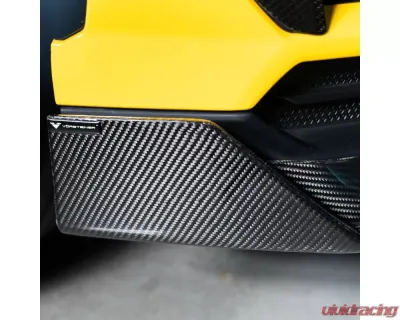Vorsteiner Rampante Edizione Glossy Carbon Fiber PP 2x2 Aero Side Blades Lamborghini Urus 2018-2023 - 2030LOV