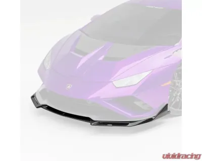 Vorsteiner Monza Edizione Glossy Carbon Fiber PP 2x2 Front Spoiler Lamborghini Huracan EVO 2WD 2019+ - 3030LOV