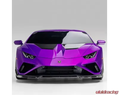 Vorsteiner Monza Edizione Glossy Carbon Fiber PP 2x2 Front Spoiler Lamborghini Huracan EVO 2WD 2019+ - 3030LOV