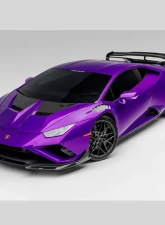 Vorsteiner Monza Edizione Glossy Carbon Fiber PP 2x2 Front Spoiler Lamborghini Huracan EVO 2WD 2019+                                     - 3030LOV - Image 3