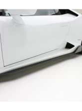 Vorsteiner 2x2 Glossy Carbon Fiber PP Aero Side Blades Lamborghini Huracan Monza Evo Edizione Aero Program 2019+                                     - 3040LOV - Image 6