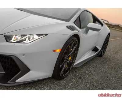 Vorsteiner 2x2 Glossy Carbon Fiber PP Aero Side Blades Lamborghini Huracan Monza Evo Edizione Aero Program 2019+ - 3040LOV