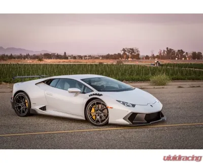 Vorsteiner 2x2 Glossy Carbon Fiber PP Aero Side Blades Lamborghini Huracan Monza Evo Edizione Aero Program 2019+ - 3040LOV