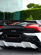Vorsteiner Monza Edizione Matrix Carbon Fibre Rear Wing w/ Integrated Decklid Lamborghini Huracan | Huracan EVO 2015+                                     - 3075LOV - Image 5