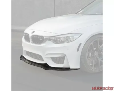 Vorsteiner Glossy Carbon Fiber VRS GTS Front Add On Spoiler BMW F80 M3 | F82 M4 2014-2018 - 4000BMV