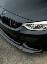 Vorsteiner Glossy Carbon Fiber VRS GTS Front Add On Spoiler BMW F80 M3 | F82 M4 2014-2018                                     - 4000BMV - Image 3